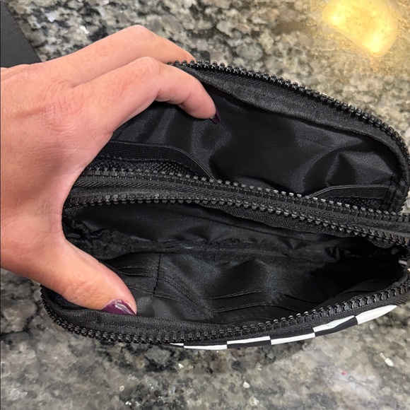 Iris and Rainbow Iris Plus Wallet black and white checkered NWT - Picture 6 of 10